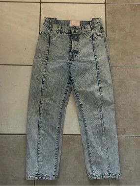 REVICE Blue Slim Straight Jeans